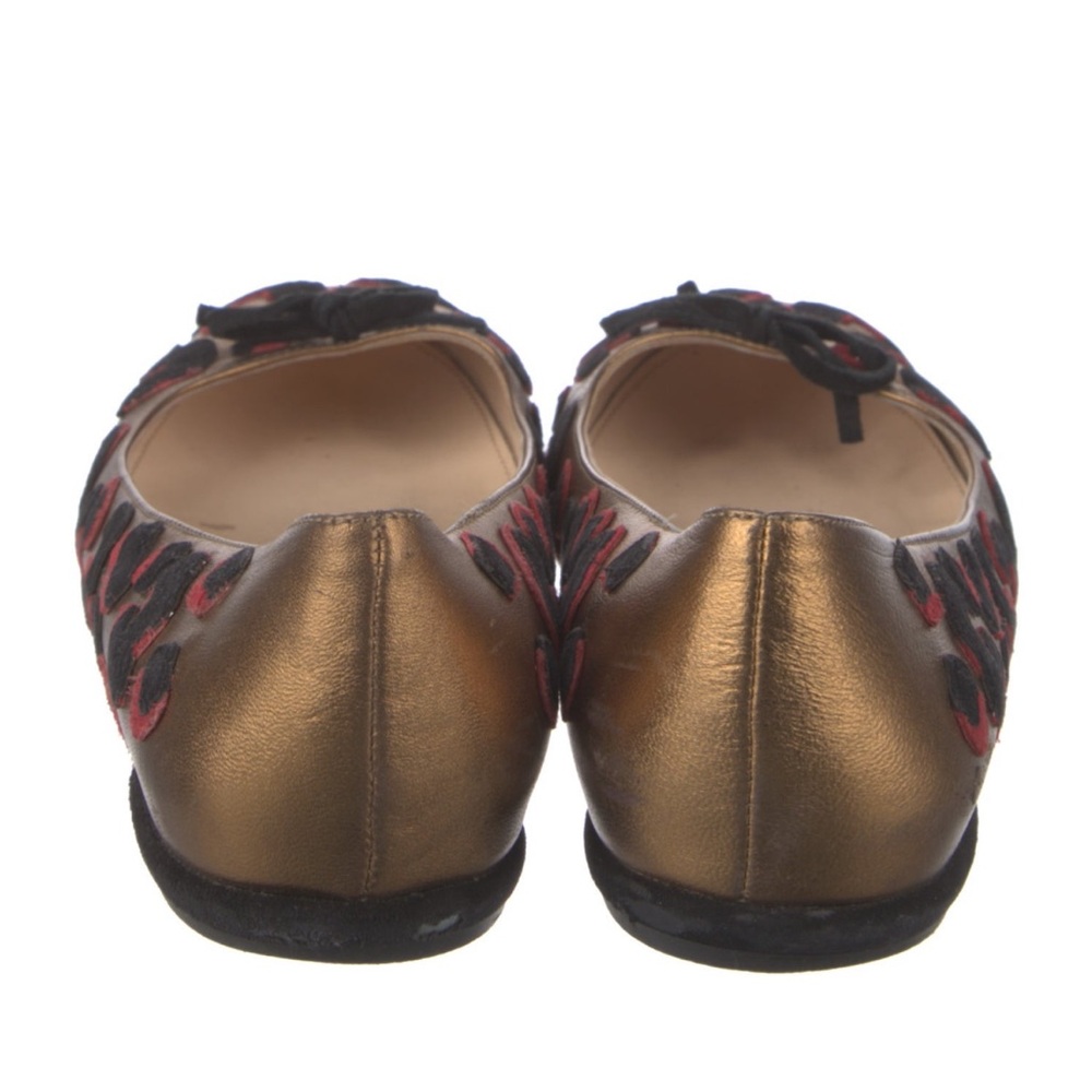 Prada Leopard Print Flats 37.5 - Picture 4 of 8